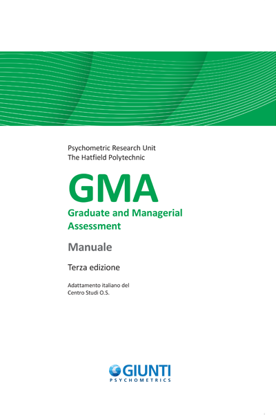 Immagine di GMA - Graduate and Managerial Assessment - Forma A