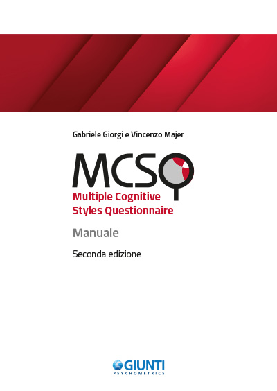 Immagine di MCSQ - Multiple Cognitive Styles Questionnaire
